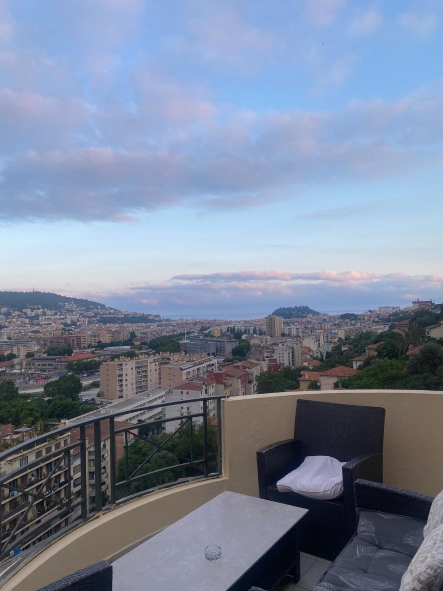 Appartement-Nice 01 Vue Mer - Panoramique Wifi-Parking Экстерьер фото
